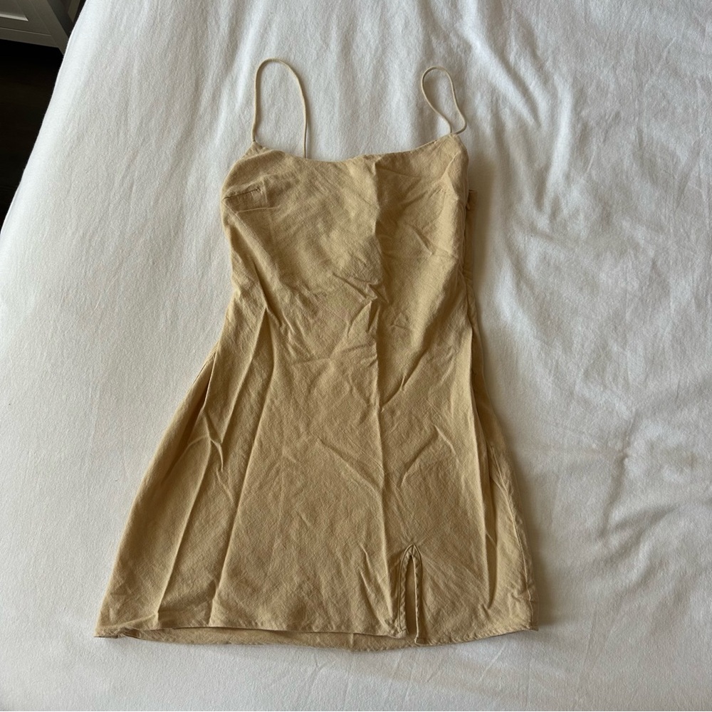 ASOS tan minidress